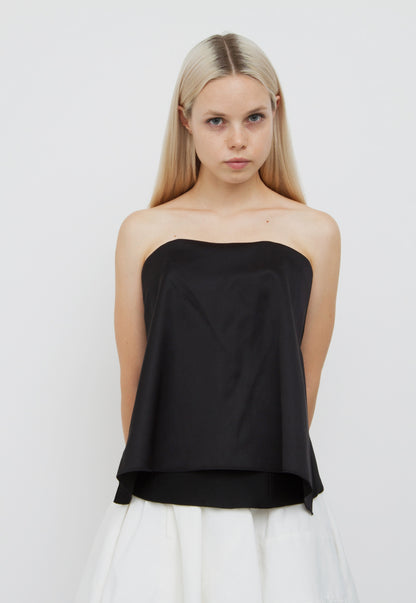 STRAPLESS BLOUSE