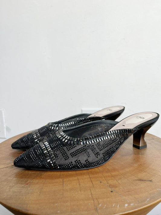 COLIBRI RHINESTONE MULE
