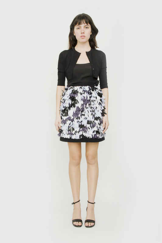 PETAL FRINGE SKIRT
