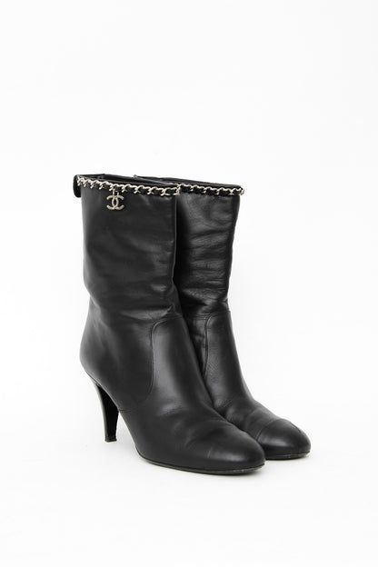 ANKLE CHAIN BOOTIES