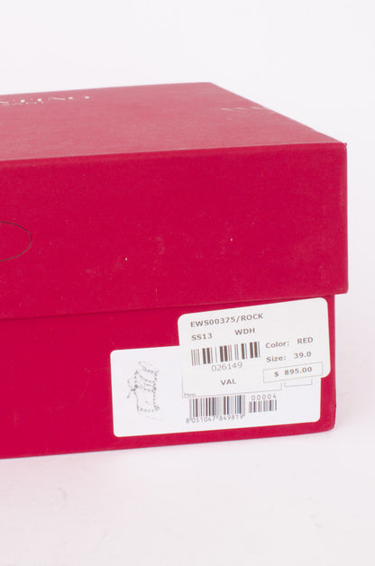 RED CAGED ROCKSTUDS