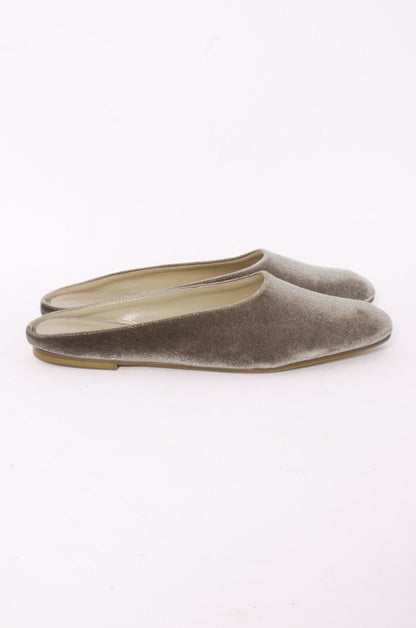 VELVET FLAT SLIDES