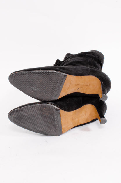 SUEDE TASSEL BOOTIES