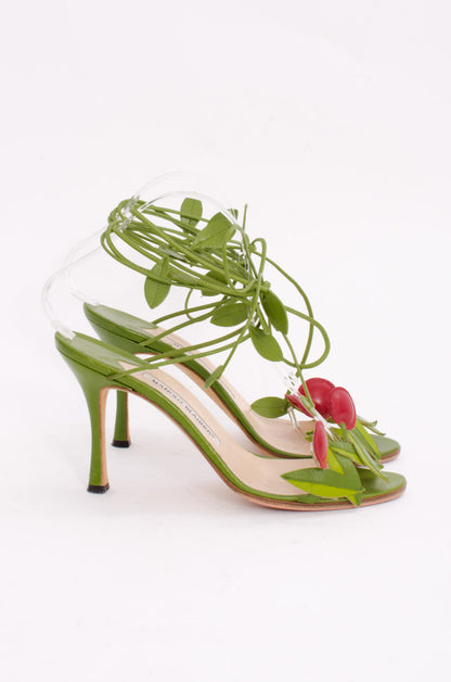 WRAP CHERRY STILETTOS