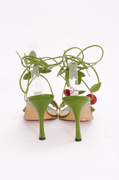 WRAP CHERRY STILETTOS