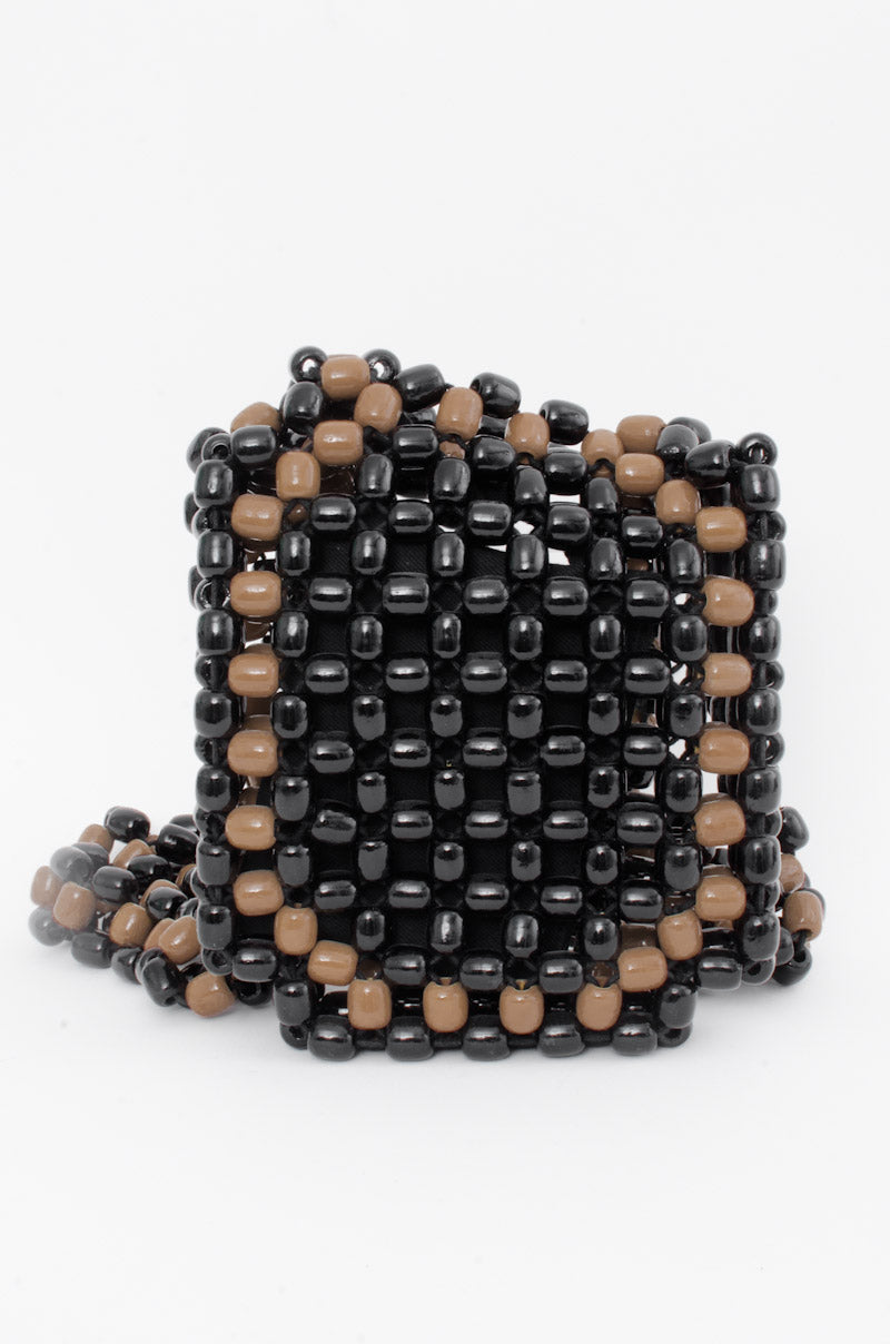 BEADED SHOULDER BAG