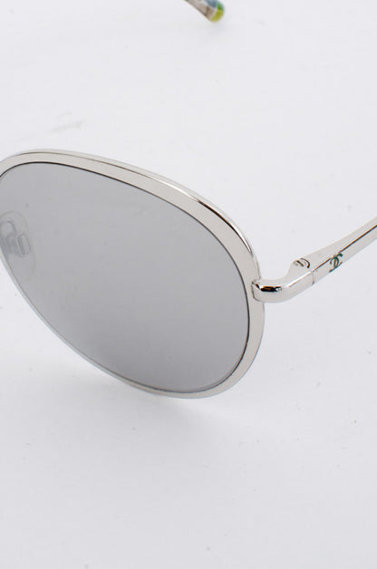 MIRRORED ROUND SUNGLASSES