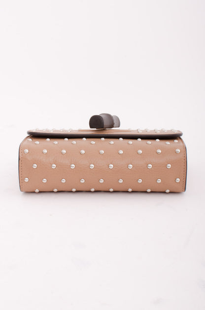 STUDDED MISS BAMBOO BAG