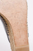 LEATHER ESPADRILLE WEDGE