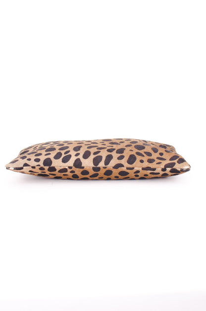 FLAT LEOPARD CLUTCH