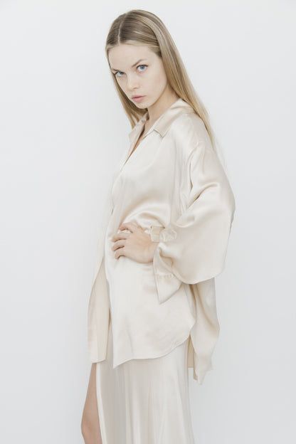 SATIN SKIRT SET