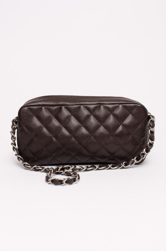 CAVIAR QUILTED CHAIN BAG