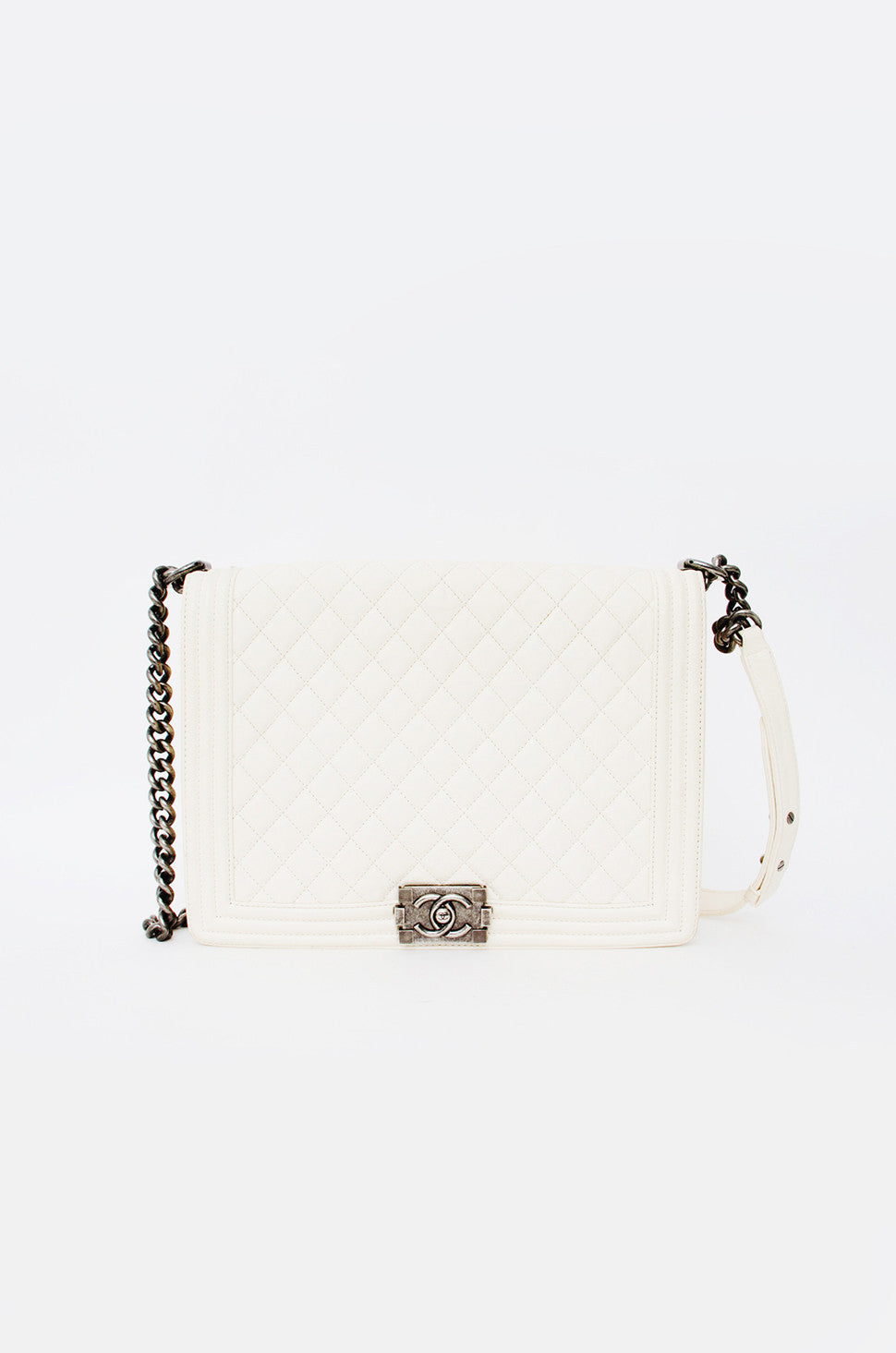 IVORY LARGE BOY BAG