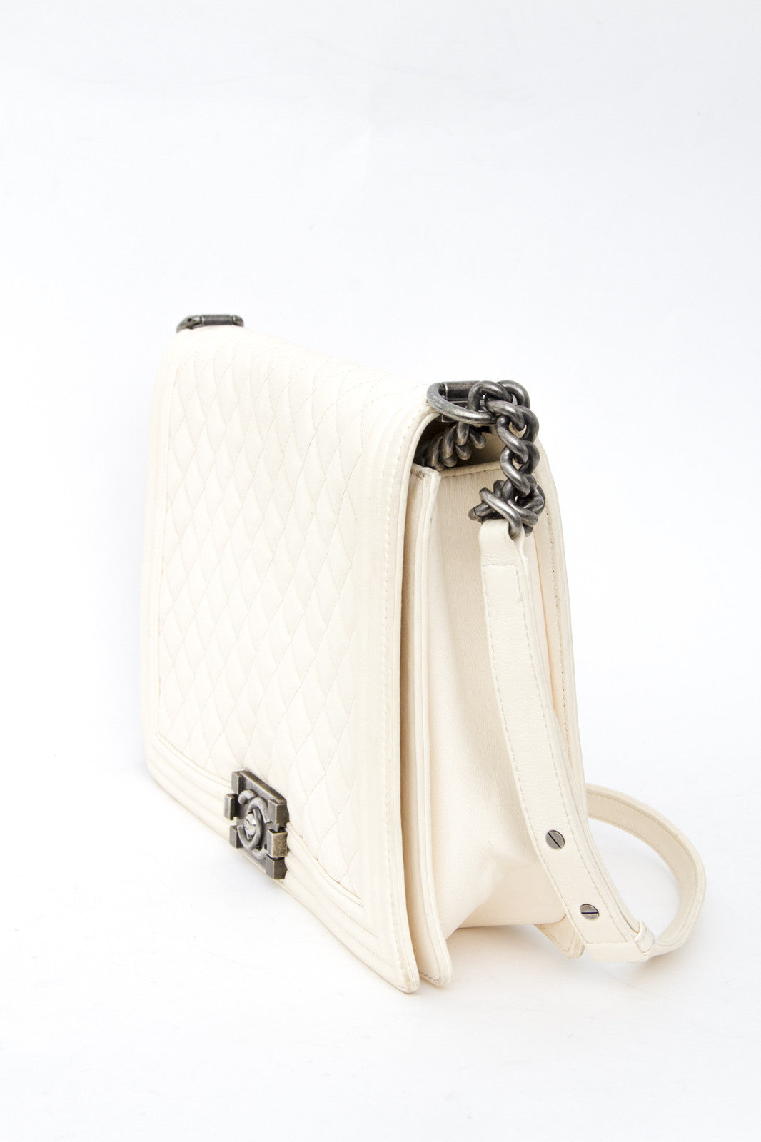 IVORY LARGE BOY BAG