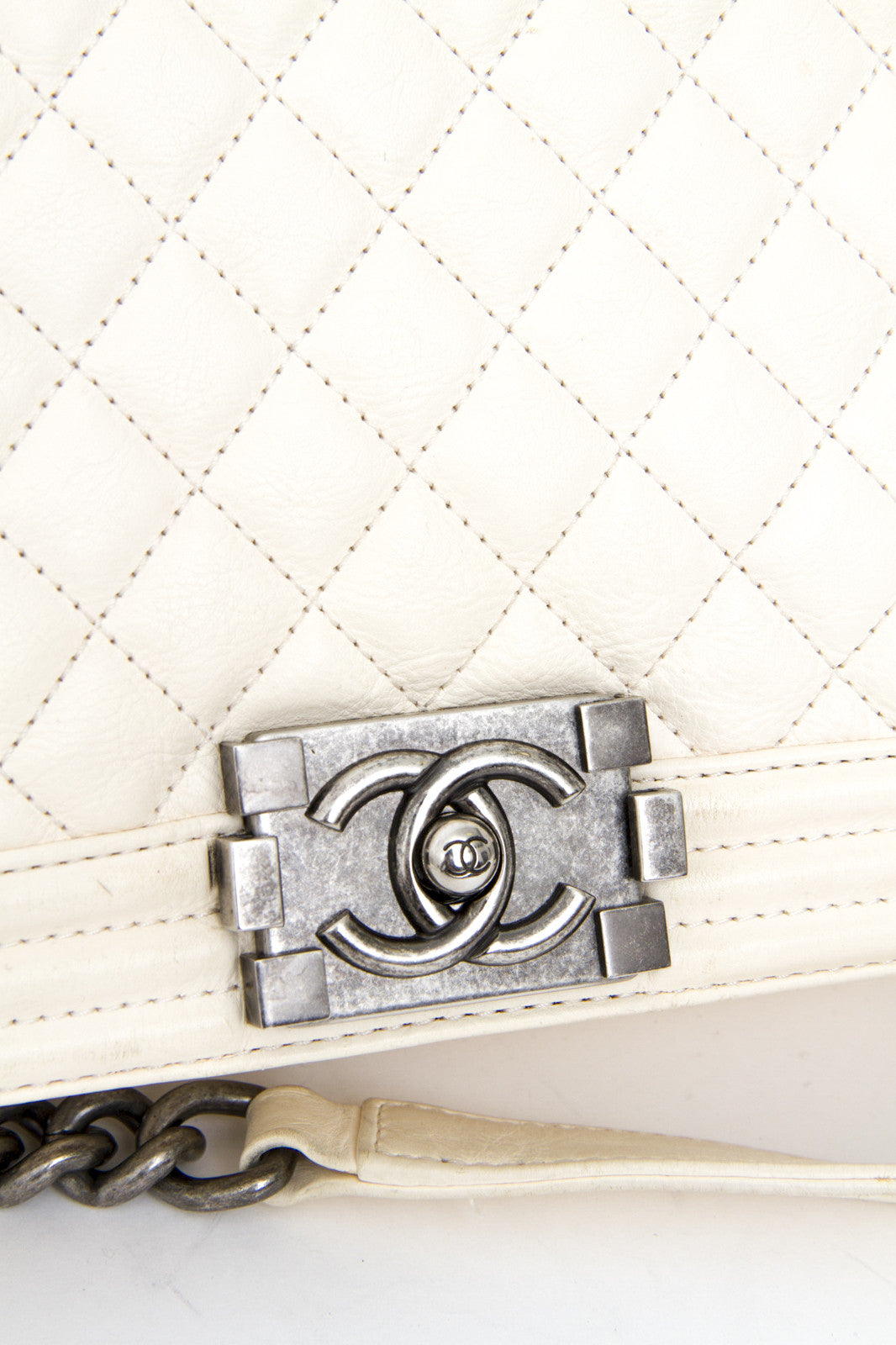 IVORY LARGE BOY BAG