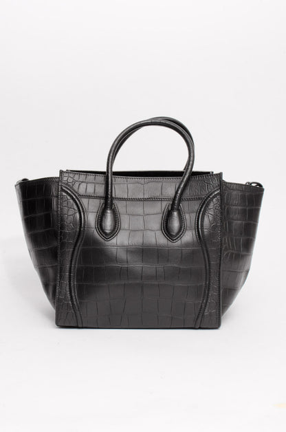 EMBOSSED PHANTOM LUGGAGE BAG