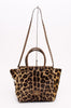 PONYHAIR LEOPARD ROCKSTUD BAG