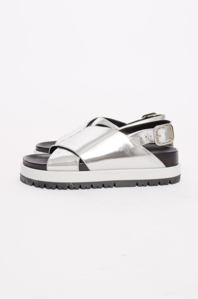 SILVER SANDALS