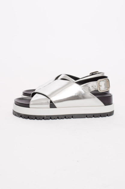 SILVER SANDALS