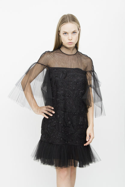 TULLE TIERED DRESS