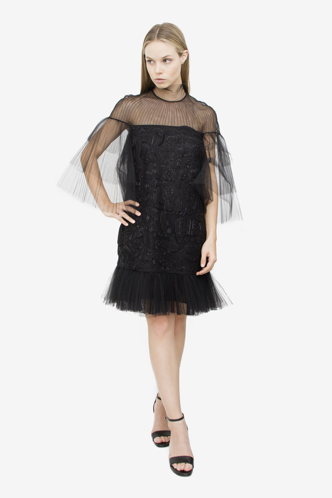 TULLE TIERED DRESS