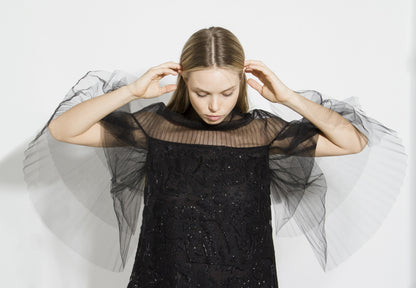TULLE TIERED DRESS