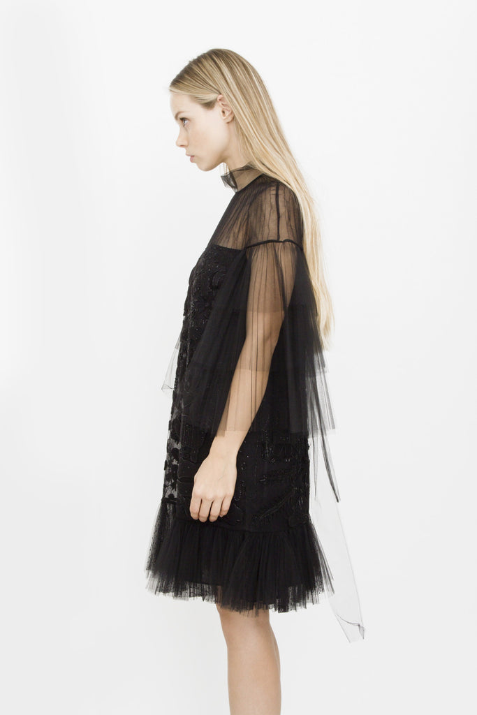 TULLE TIERED DRESS