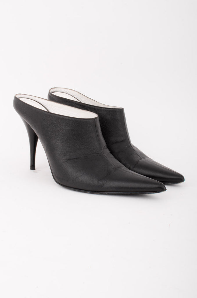 POINTED TOE MULES