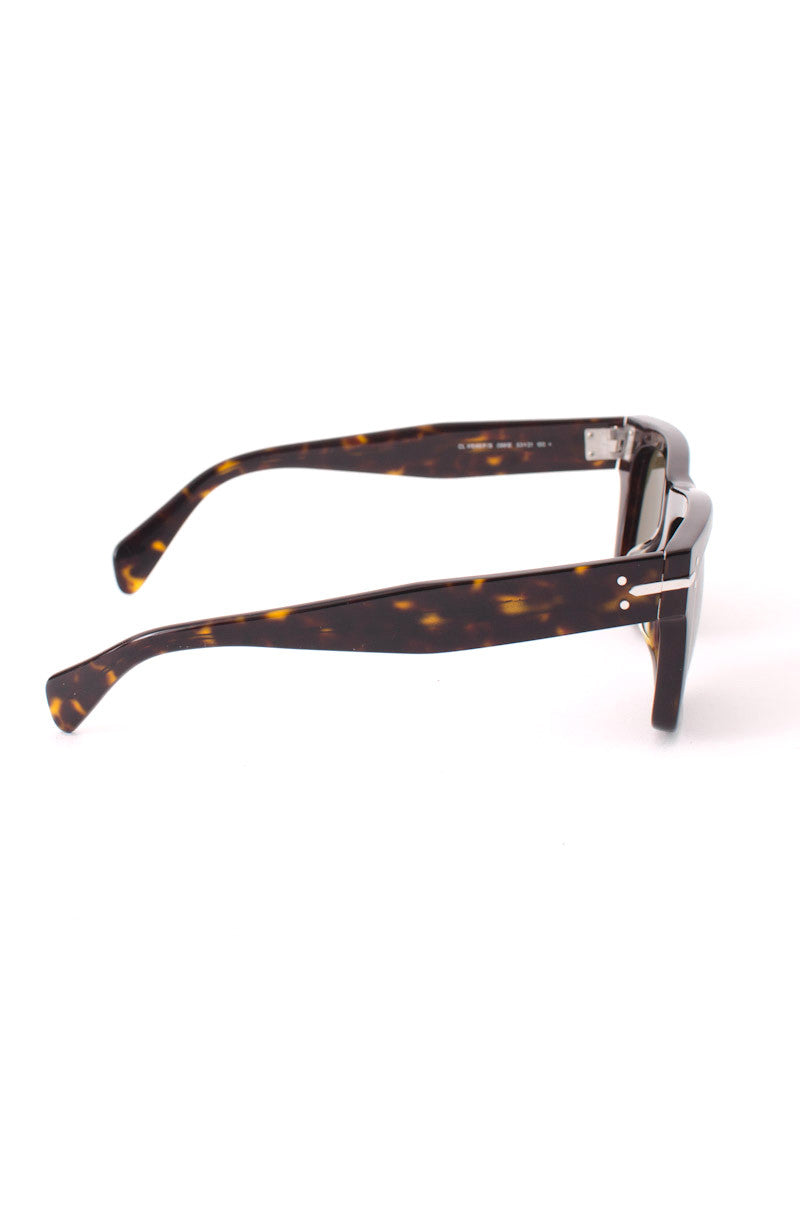 TORTOISESHELL SQUARE SUNGLASSES