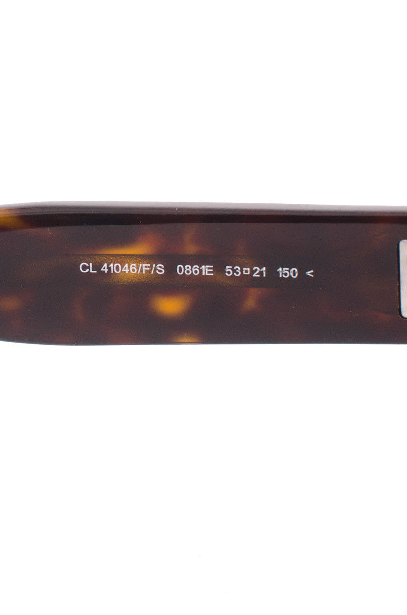 TORTOISESHELL SQUARE SUNGLASSES