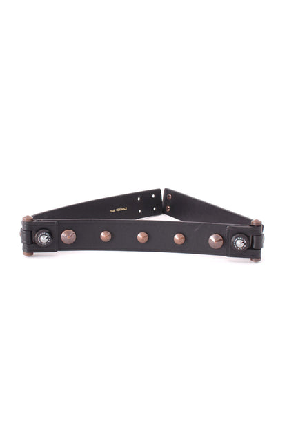 STUDDED LEATHER BELT