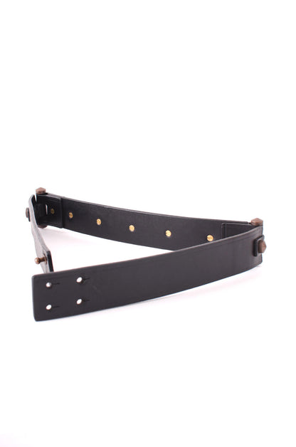STUDDED LEATHER BELT