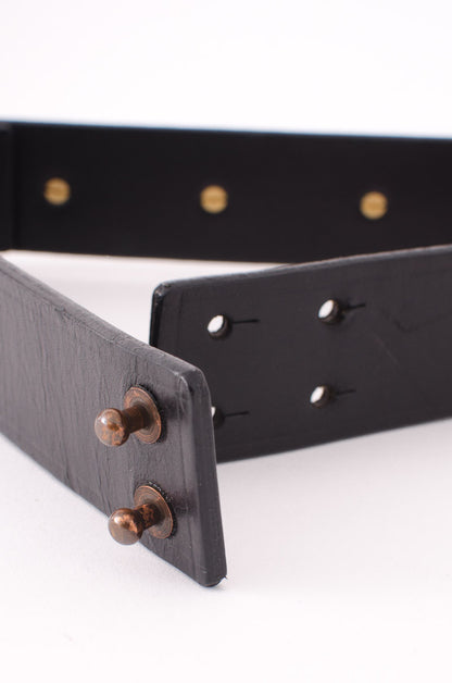 STUDDED LEATHER BELT