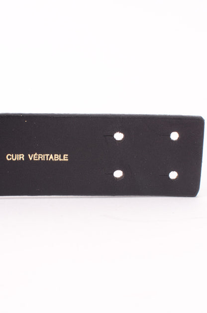 STUDDED LEATHER BELT