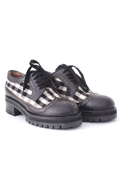 VINTAGE GINGHAM OXFORDS