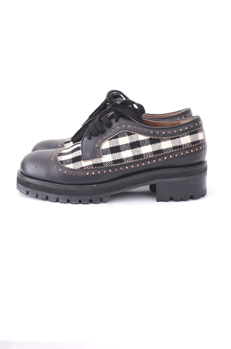 VINTAGE GINGHAM OXFORDS