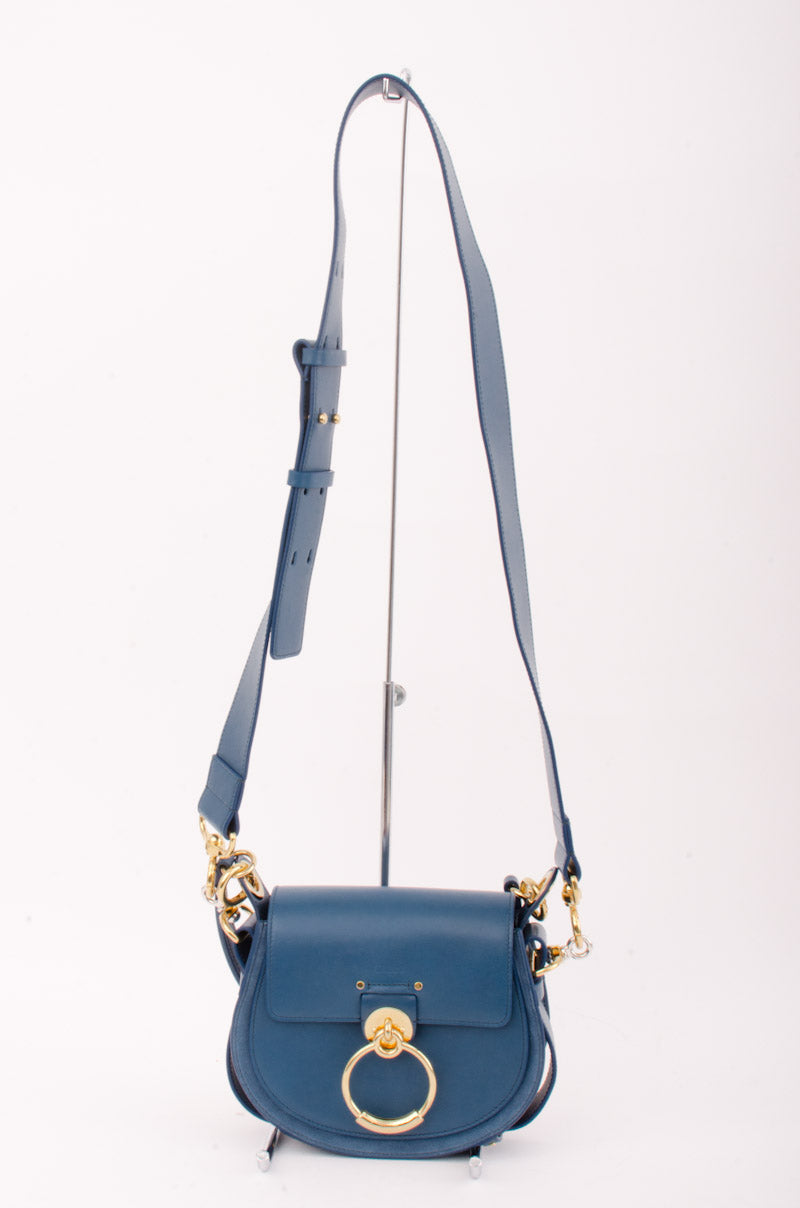TESS SMALL BLUE CROSSBODY BAG