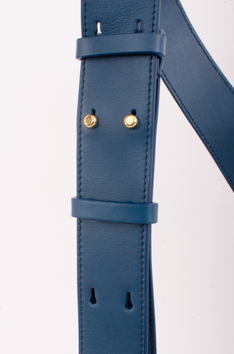 TESS SMALL BLUE CROSSBODY BAG