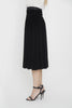 VELVET KNEE LENGTH SKIRT