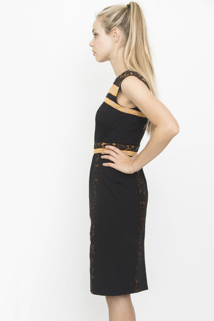 BROCADE COCKTAIL DRESS