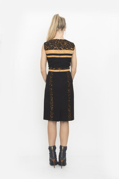BROCADE COCKTAIL DRESS