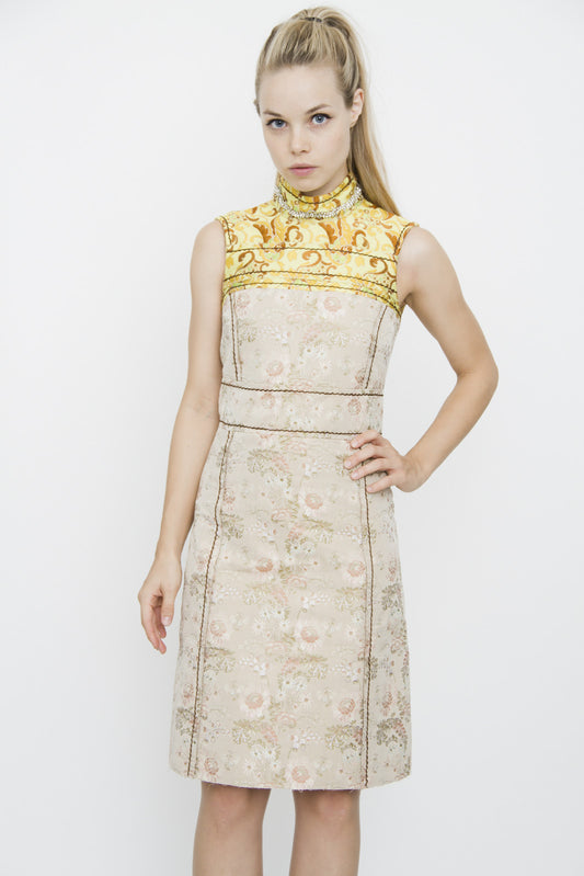 BROCADE COCKTAIL DRESS