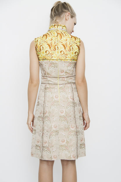 BROCADE COCKTAIL DRESS