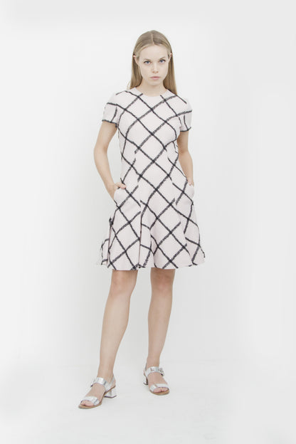 DIAMOND WOOL DRESS