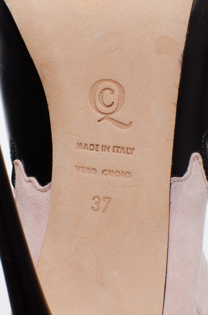 LEAF CUTOUT ANKLE BOOT WITH TAGS