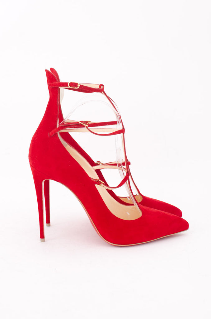 TOERLESS MUSE STRAPPY HEELS