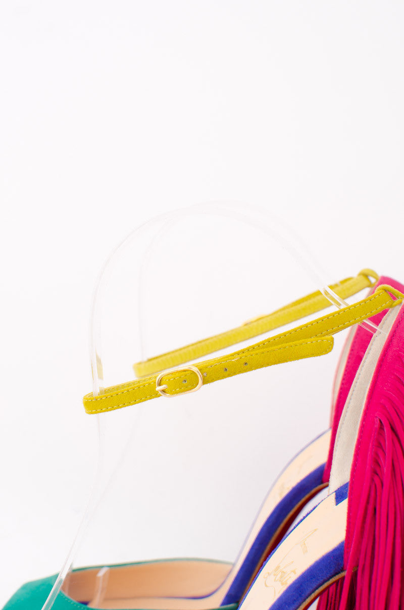 OTROT 120 FRINGE HEELS