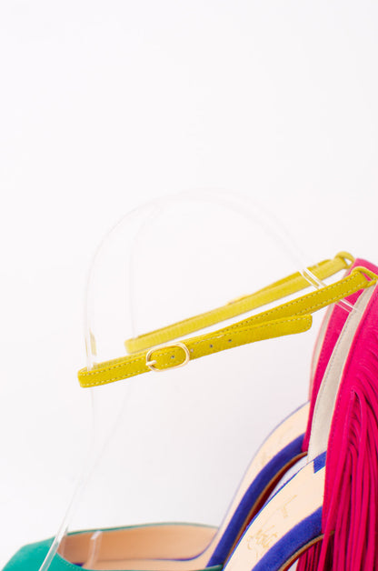 OTROT 120 FRINGE HEELS