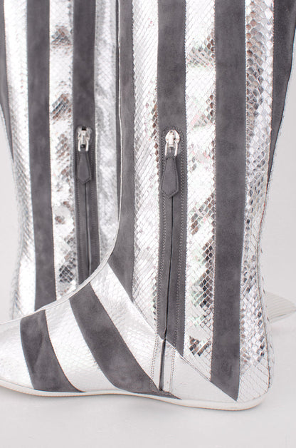 SS16 SNAKESKIN BOOTS