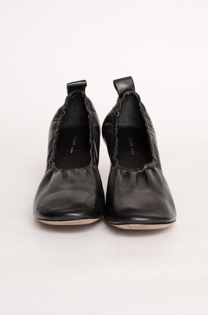 BALLERINA BLACK HEELS